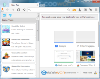 Coowon Browser screenshot