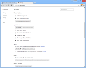 Coowon Browser screenshot 3