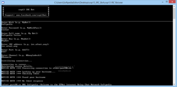 cop13 IRC Bot screenshot