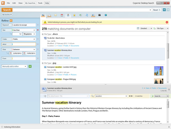 Copernic Desktop Search screenshot 2