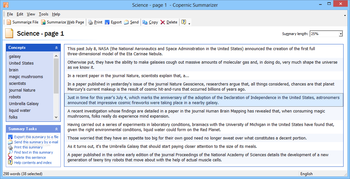 Copernic Summarizer screenshot 2