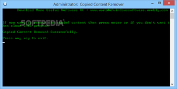Copied Content Remover screenshot