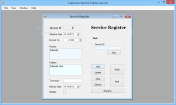 Coporton Service Follow-Up Lite screenshot