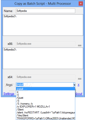 Copy as Batch Script screenshot 2