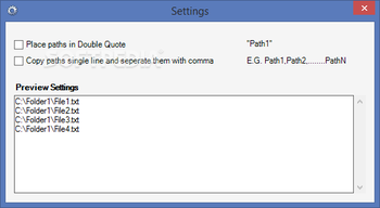 Copy as Path Context Menu screenshot 2