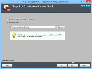 Copy Damaged Data screenshot 2