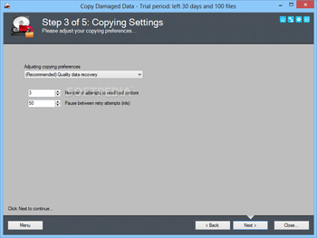 Copy Damaged Data screenshot 3