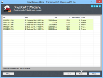 Copy Damaged Data screenshot 5