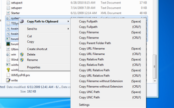 Copy Path to Clipboard screenshot 2