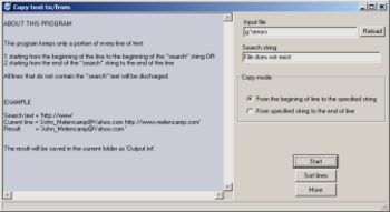 Copy text to/from screenshot