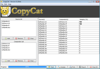 CopyCat screenshot