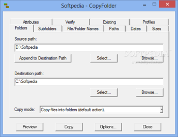 CopyFolder screenshot