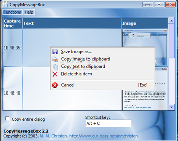 CopyMessageBox screenshot 3