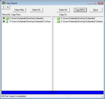 CopyQueue screenshot