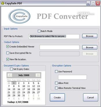 Copysafe PDF Converter screenshot 3
