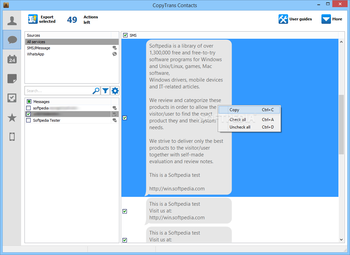 CopyTrans Contacts screenshot 2