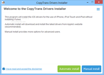 CopyTrans Drivers Installer screenshot 2