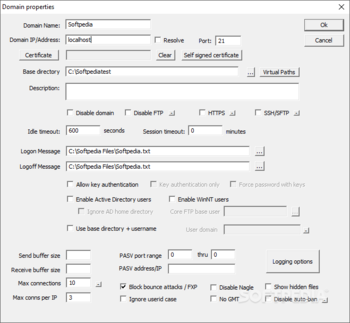 Core FTP Server screenshot 3