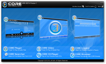 CORE Multimedia Suite screenshot