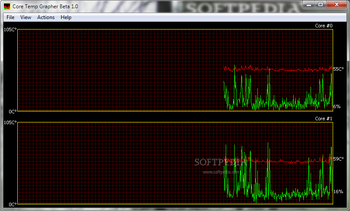 Core Temp Grapher screenshot