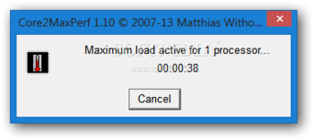 Core2MaxPerf screenshot 2