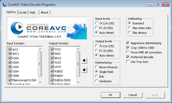 CoreAVC screenshot