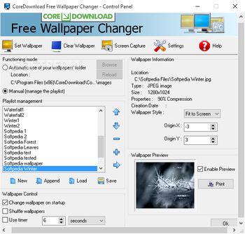 CoreDownload Free Wallpaper Changer screenshot 2