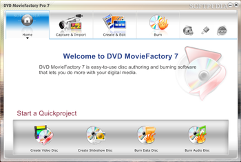 Corel DVD MovieFactory screenshot