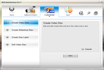 Corel DVD MovieFactory screenshot 3