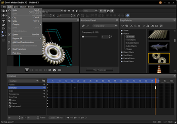 Corel MotionStudio 3D screenshot 2