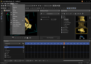 Corel MotionStudio 3D screenshot 4