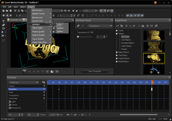 Corel MotionStudio 3D screenshot 5
