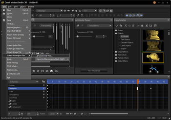 Corel MotionStudio 3D screenshot 7