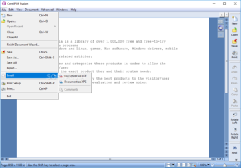 Corel PDF Fusion screenshot 3