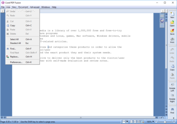 Corel PDF Fusion screenshot 4