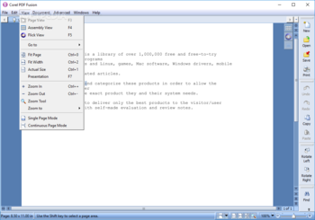 Corel PDF Fusion screenshot 5