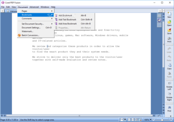 Corel PDF Fusion screenshot 6