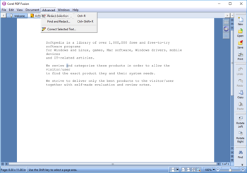 Corel PDF Fusion screenshot 7