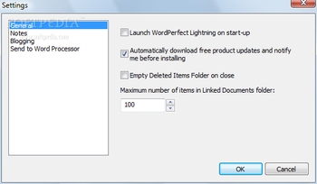 Corel WordPerfect Lightning screenshot 6
