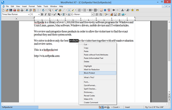 Corel WordPerfect Office screenshot