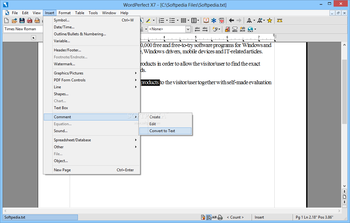 Corel WordPerfect Office screenshot 5
