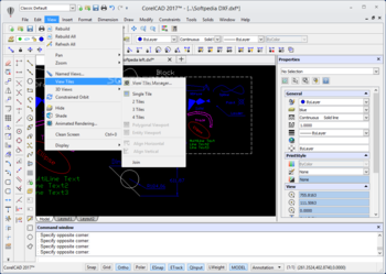 CorelCAD screenshot 2