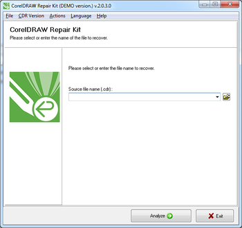 CorelDRAW Repair Kit screenshot
