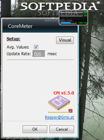CoreMeter screenshot 2