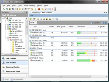 Corner Bowl Disk Monitor screenshot