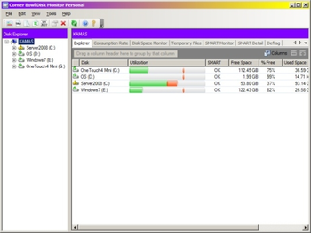 Corner Bowl Disk Monitor Personal screenshot