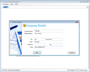 Correct Accounting Software screenshot