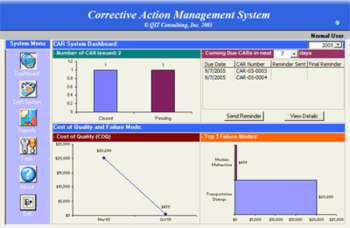 Corrective Action Management System screenshot 3