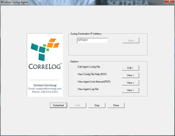 CorreLog Windows Agent Package screenshot