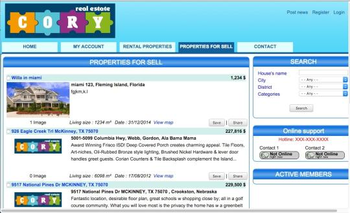 Cory Real Estate Script screenshot